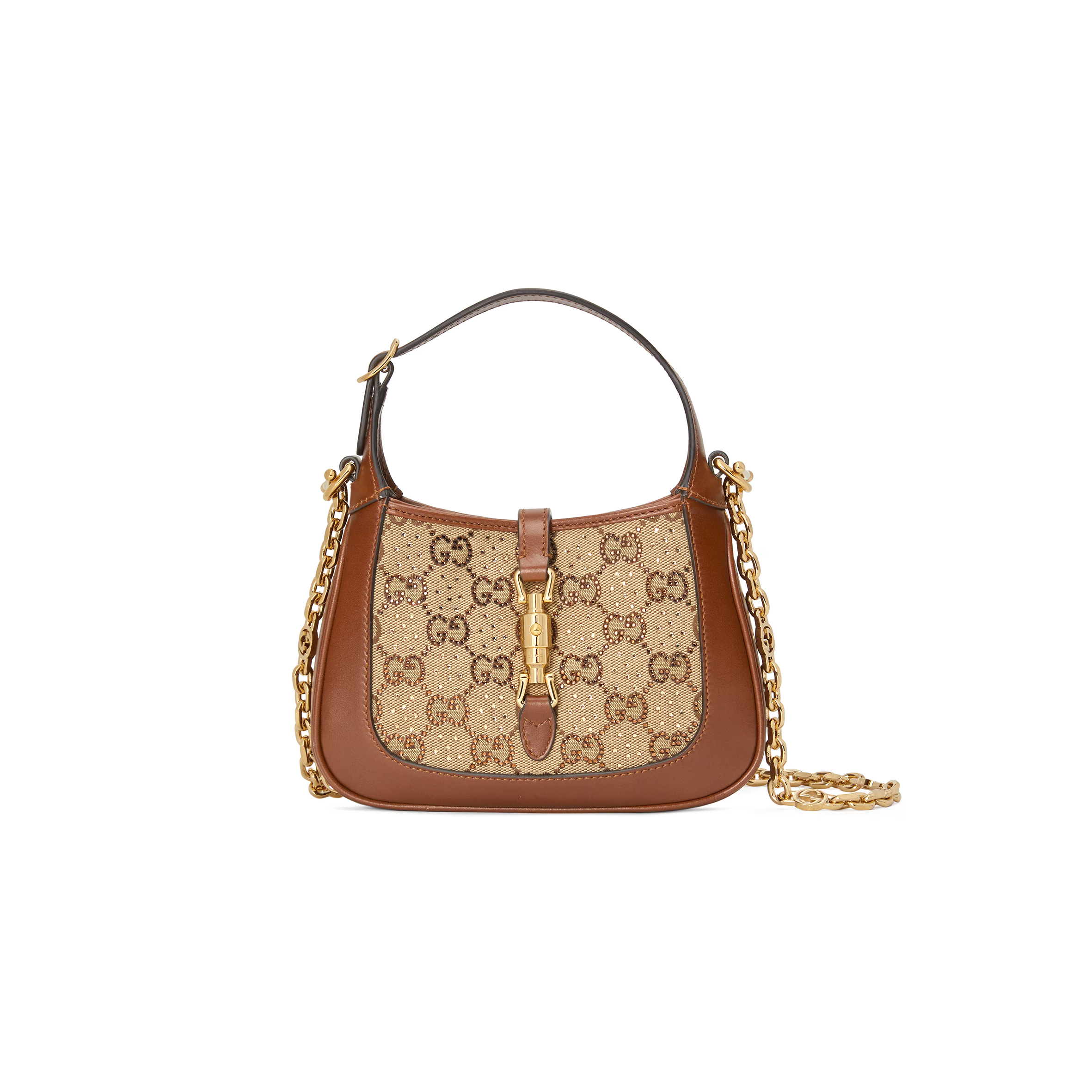 G*u*i jackie 1961 crystals mini bag ‎675799 (19*13*3cm)